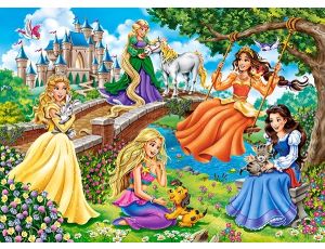 Puzzle Księżniczki W Ogrodzie Castorland 70el - image 2